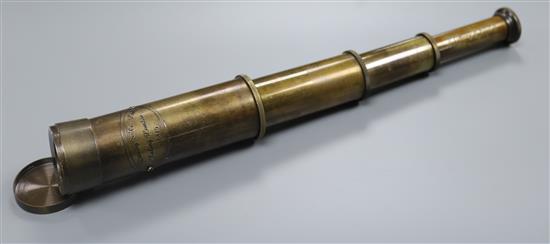 A W.Ottway & Co Ltd 4 draw telescope dated 1915